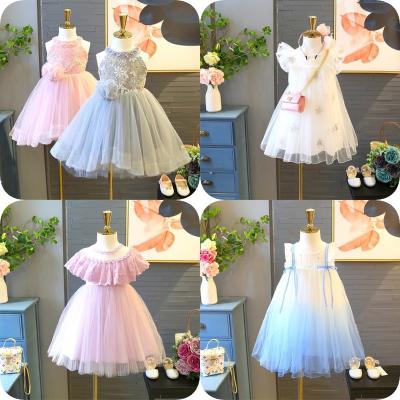 China 2023 Summer Girls Dress Edition Foreign Trade Inventory Korean Princess Dress Breathable Factory Direct Sales for sale