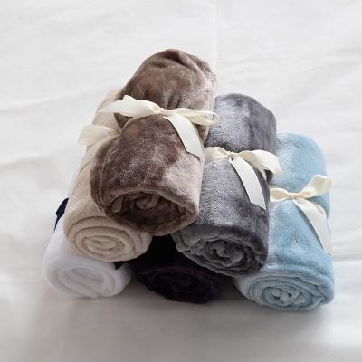 China Air Conditioning HOT Cotton Supplier China 100%cotton Soft Knitted Baby Blanket for sale