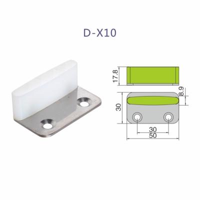 China Modern Design Lower Sliding Door Guide Hardware Fittings Furniture Parts Accessories for sale