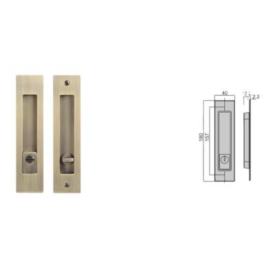 China Modern design precision sliding door handle zinc alloy modern bedroom furniture accessory hardware for sliding door for sale