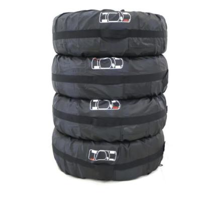 China EASY TO CARRY Hot Selling Universal Tire Cover Car Tire Cover Waterproof Carry Bag Tire Storage Available Protection for sale