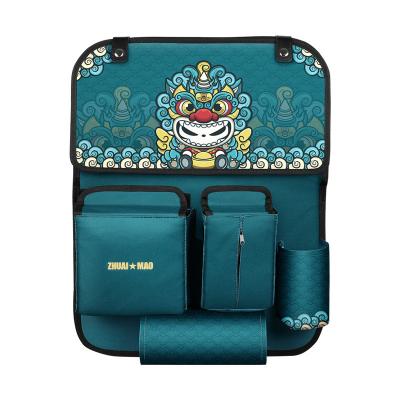 China New Car Backseat Organizer Storage Bag China-chic Luxury Hanging Foldable Car Backseat Bag Dining Table for sale