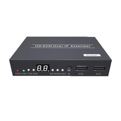 China Supports 1 TX to 253pcs of RX.Many-to-many supports 99 TX to 99 RX many many HD RS232 extra over IP 1080 DHCP 60HZ 150M delay 80ms POE HD-MI extra with l 'IR for sale