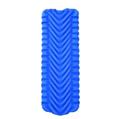 China Compact Backpacking Inflatable Sleep Air Pad Mat Air Mattress Camping Insulated Massage TPU for sale