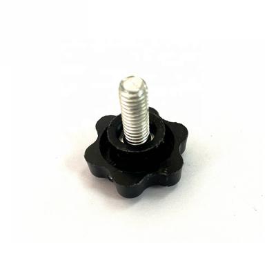 China Pan Black M6 M8 M10 Plastic Star Head Type Button Handtigh Screws for sale