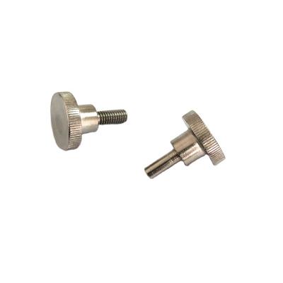 China Round Mechanical Parts Screw Fasteners Automotive Heavy Stainless Knurled Thumb Corrugated Screws for sale