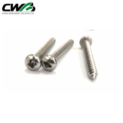 China Pan SS 304 pozi drive pan head screws self tapping scerws for sale