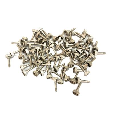 China China Supplier M3 Round Inch Stainless Steel Thumb Screws Nickel Plated Metal Knurled Screws for sale