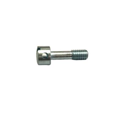 China Steel Slotted Head Bolt With Galvanized Pan Hole Head for sale