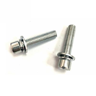 China Construction industry China m4 m6 x 20 m7 m8 m10 mechanical steel hex socket cap head 12.9 knurled head inner head bolts with washer and nut for sale