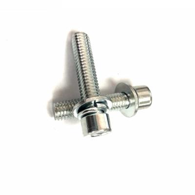 China Building Industry Mechanical Bolts GB9074.11 Stainless Steel Galvanized Hex Socket Head Screw Bolts And Nuts With Gasket for sale