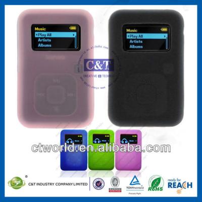 China Fundas protectoras del teléfono celular del silicón del reproductor Mp3 de Sansa para SanDisk Sansa Clip+ en venta