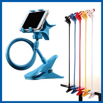 China Blue Universal Mobile Phone Accessories Clip Holder Lazy Bracket Flexible Long Arms for sale