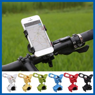 China Black Metal Handlebar Phone Accessory Mount Holder For Motorcycle Bicycle for sale