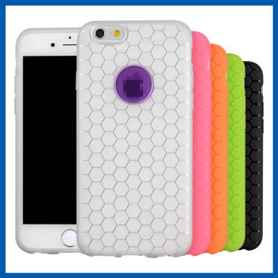 China Honeycomb Pattern iPhone 6 Protective Cases Perfect Fit Flexible Soft TPU for sale