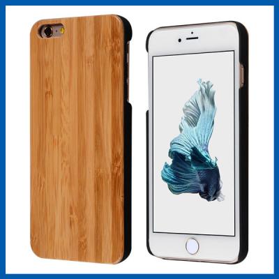 China 4.7 Inch Real Handmade Natural Wood Bamboo Cell Phone Case For Iphone 6 for sale