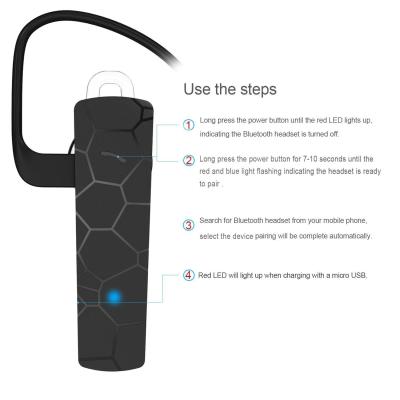 China Bluetooth universal Earbuds estereofónico com o Mic para a galáxia S7 de Apple Iphone 6/Samsung à venda