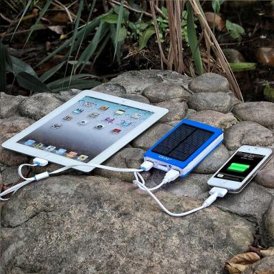 China Lithium Polymer Big Capacity Mobile Portable Power Banks 10000mah Double USB for sale