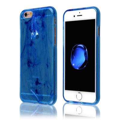 China Flexible Soft TPU Protective IPhone 6s Cover Scratch Resistant Marble Texture Pattern for sale