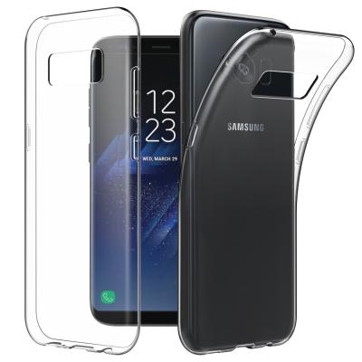 China Crystal Transparent Slim Samsung Cell Phone Cases TPU + PC Anti Slip Back for sale