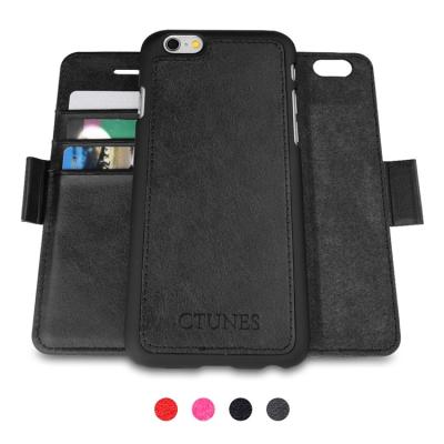 China iPhone 7 PLUS Leather Cell Phone Wallet Case With Detachable Slim RFID Protection for sale