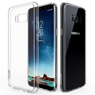 China Cubierta suave de goma del Samsung Galaxy S8 del silicón TPU del gel flexible resistente del rasguño en venta