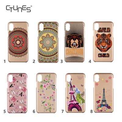 China Mandala Flower Pattern IMD PC Material Protective Phone Cases for iPhone X for sale