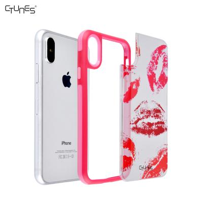 China Roze IPhone X Bumpergeval Te koop