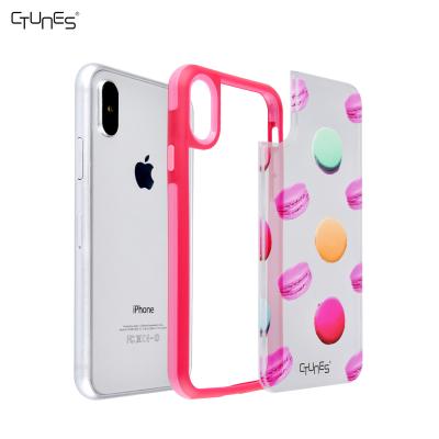 China PC + TPU Bumper Iphone X Case , Anti-Scratch Apple Cell Phone Cover for sale