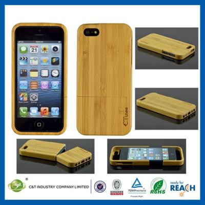 Китай Трудная Bamboo защитная крышка случаев iPhone 5S для предохранения от мобильного телефона продается