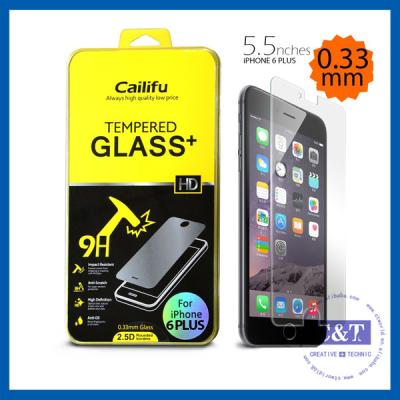 China Clear 2.5D 9H Cellphone Screen Protector , Iphone 6 Plus 5.5