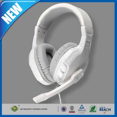 China Over-Ear Stereo Headphone or Earphone Built-in Mic LED Light For Games for sale