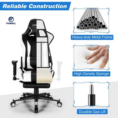 China Premium Material And Easy Maintenance Massage Gaming Chair Recliner Gamer Racing Chair for sale