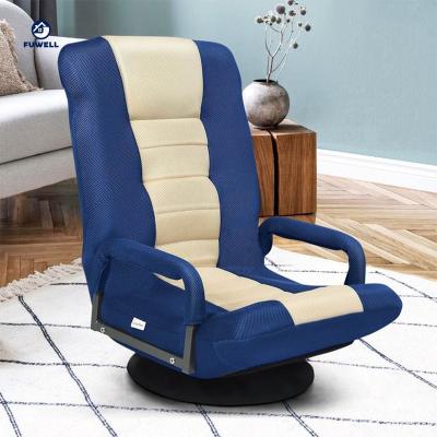 China 6-Position adjustment and 360Â ° 360-Degree Swivel Gaming Floor Chair With Foldable Adjustable Backrest for sale