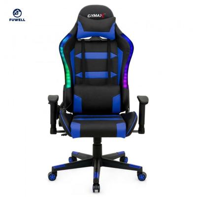 China Adjustable Swivel Gaming Spinning Chair With LED Lights And Remote for sale