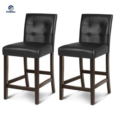 China Sturdy and durable construction PVC leather bar stools for sale