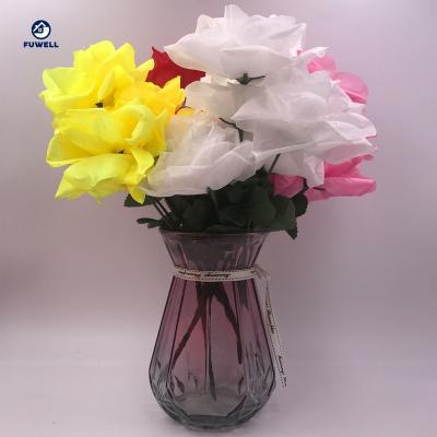 China FL11813 Home Decoration CLASSIC Hot Selling Colorful Artificial Wholesale Roses for sale