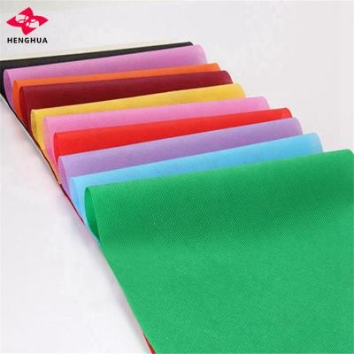 China Waterproof Henghua Waterproof Colorful 100% PP Spunbonded Spun Bonded Nonwoven TNT Fabric Price for sale