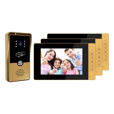 China 7 Inch Video Intercom Video Door Phone Intercom Camera Built-in Villa Waterproof Intelligent Screen Door Visual Control System for sale