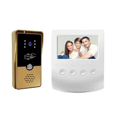 China ABE Smart Home Video Intercom Built-in Camera 7 Inch Screen Telephone Video Intercom for sale