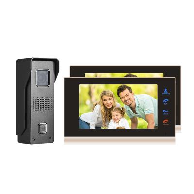 China Video Intercom 4 Door Intercom Door Bell Wired Video Intercom Camera Monitor Telephone Video Intercom for sale