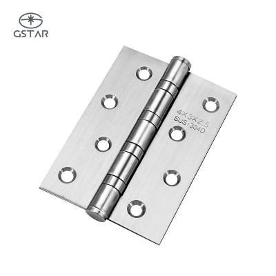 China 4X4 Inch Modern Furniture Stainless Steel Square Corner Heavy Duty Metal Ball Bearing Door Hinge for sale