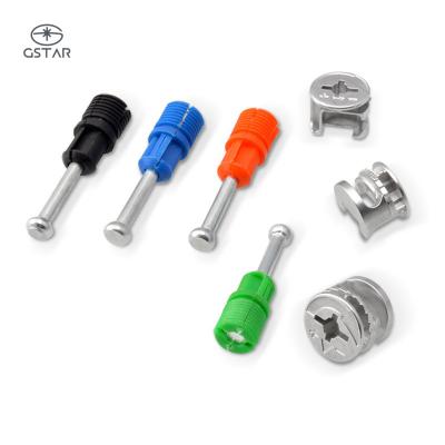 China Zinc Alloy Hardware Furniture Fastener Fixture Modern Connector Connecting Eccentric Mini Fix Cam for sale