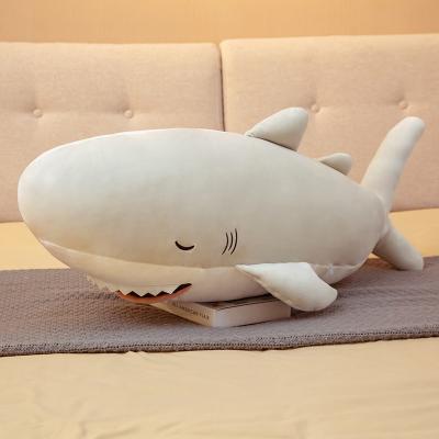 China 105cm Plush Shark Stuffed Animal Toy Sea Animal Friend Pillow Gift for sale