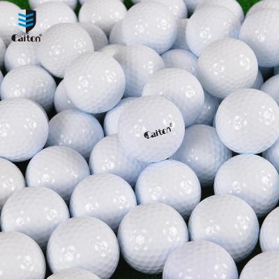 China Hot Selling 2 Piece Professional Golf Ball Driving Range Rubber Golf Balls Professional Golf Practice Ball for sale