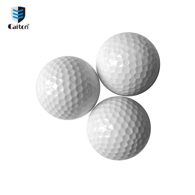 China Golf Practice Caiton Two Piece Practice Golf Ball Exercise Sweep Ball Golf Factory for sale