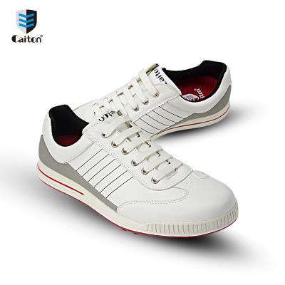 China Fashion / Good Quality Custom Leather Colorful Breathable Wear Resistant Durable PU Golf Shoes for sale