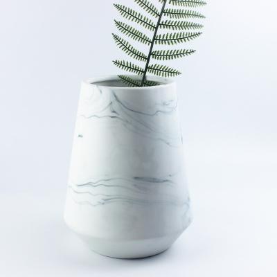 China Art Decor Nordic Luxury Gold marble vases for home decor creative design porcelain flower vase for wedding decoration for sale