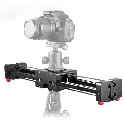 China DSLR SLR Cameras Track Slider Camera Stabilizer 40cm Distance Real Slider Design Retractable Slider Rail for sale