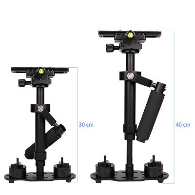 China Lightweight Professional Black Adjustable Handheld Gimbal Stabilizer Gyro DSLR Camera Holder Video Grip for sale